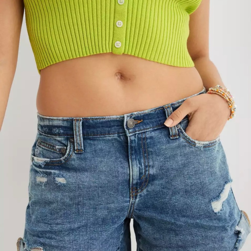 Aerie Daydream Lowrise Denim Short